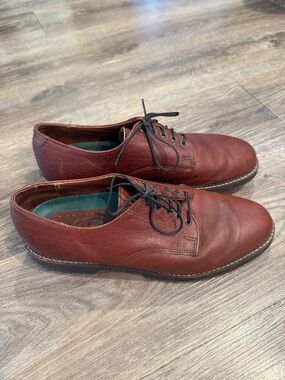 H.S. Trask Brown Men’s Dress Shoes Leather Oxford Mens Lace Up Shoes Size 9